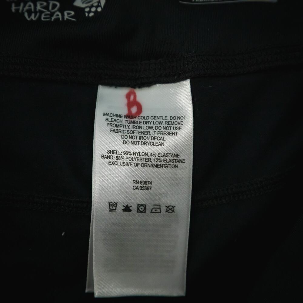 Mountain Hardwear Size Medium M Black Pull On Crop Cropped Active Outdoor Pants - Picture 6 of 8
